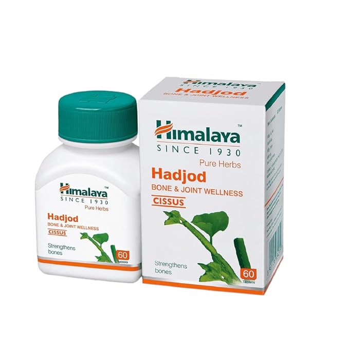 Himalaya Hadjod Bone & Joint Wellness Tablets 60 Count Bottle