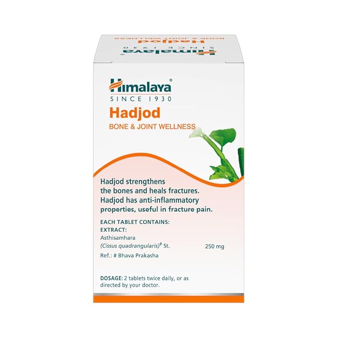 Himalaya Hadjod Bone & Joint Wellness Tablets 60 Count Bottle