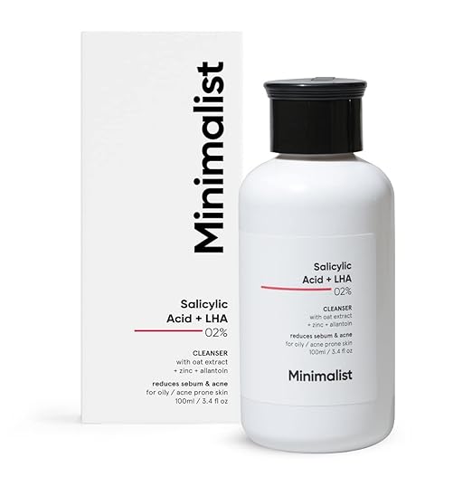 Minimalist 2% + LHA Salicylic Acid Face Wash for Oily Skin 100ml