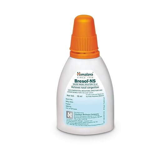 Himalaya Bresol-NS Saline Nasal Solution Pack of 2