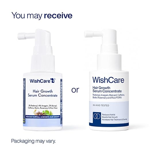 WishCare Hair Growth Serum Concentrate with Redensyl & Biotin 30ml | In-Vivo & In-Vitro Tested