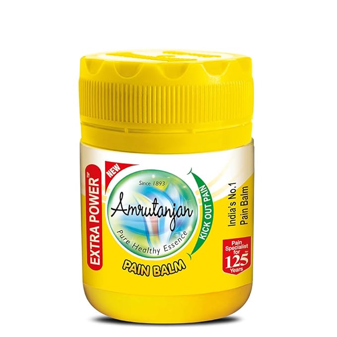 Amrutanjan Extra Power Pain Balm Herbal Fast Relief for Muscle & Joint