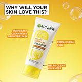 Garnier Bright Complete Vitamin C Face Wash 100g (Pack of 2)