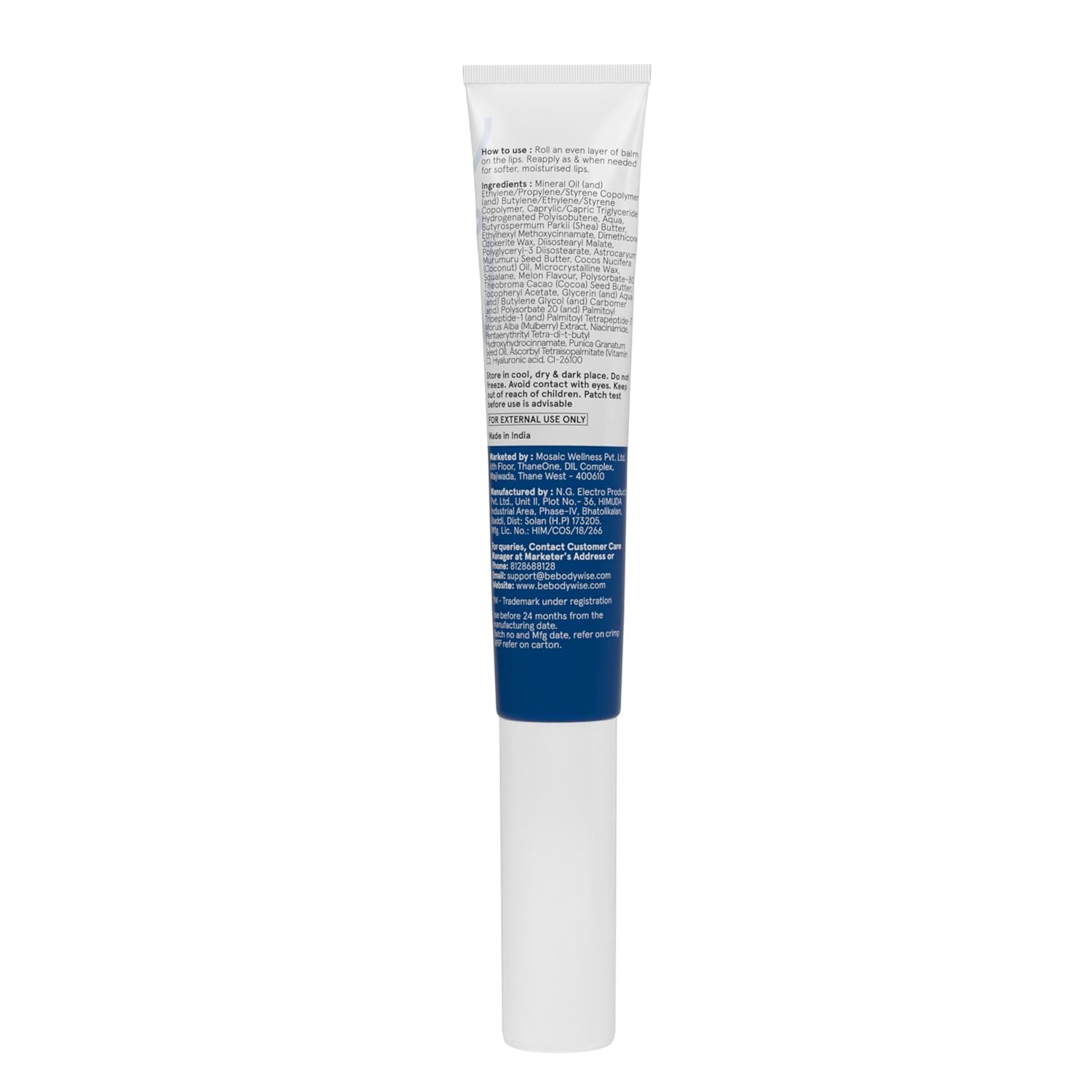 BeBodywise Lip Treatment Balm For Reduces Lip Pigmentation & Hydrates Chapped Lips - 15 gm