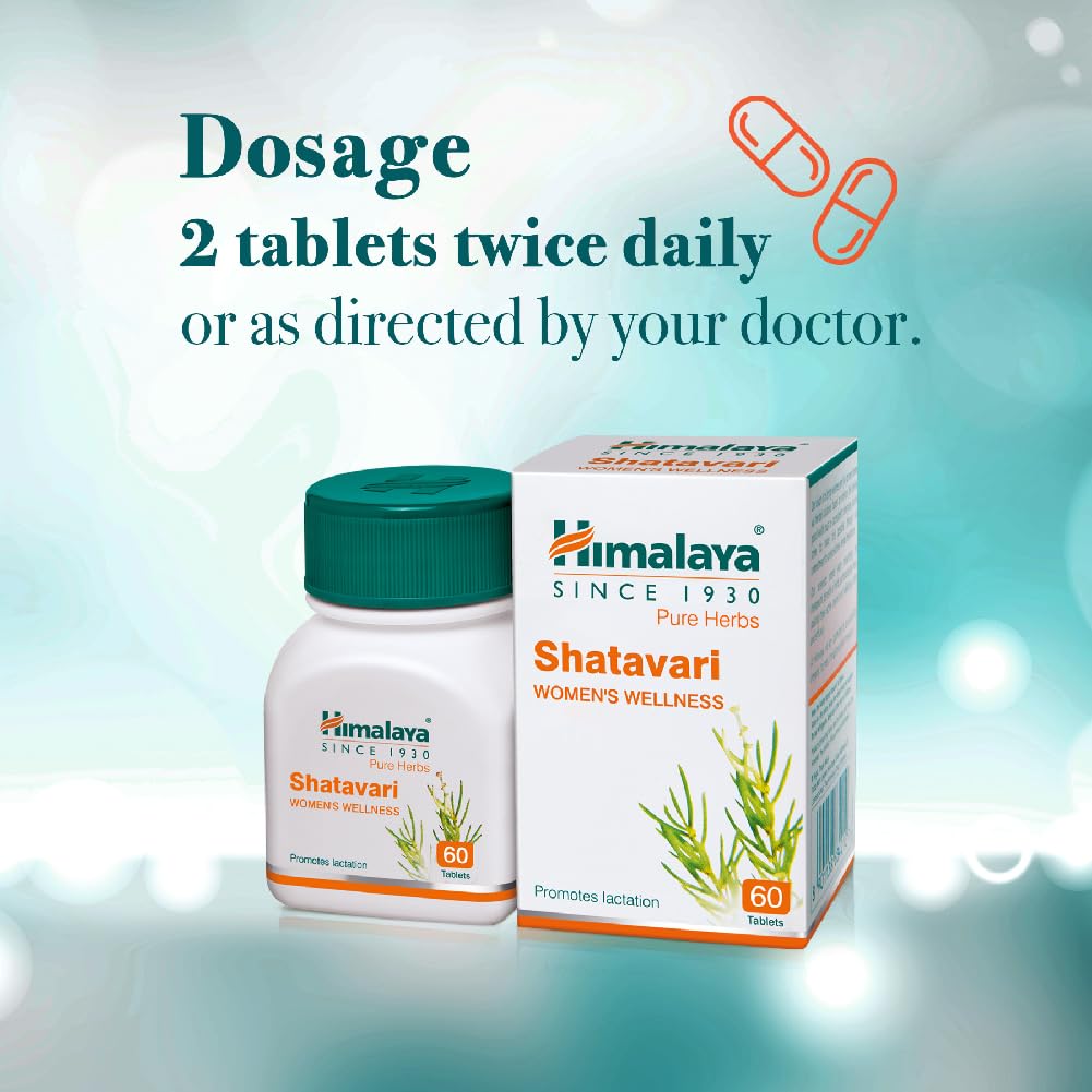 Himalaya Shatavari Herbal Supplement 60 Tablets for Women