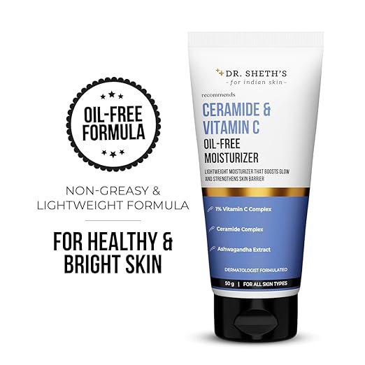 Dr. Sheth's Ceramide & Vitamin C Oil-Free Face Moisturizer 50g