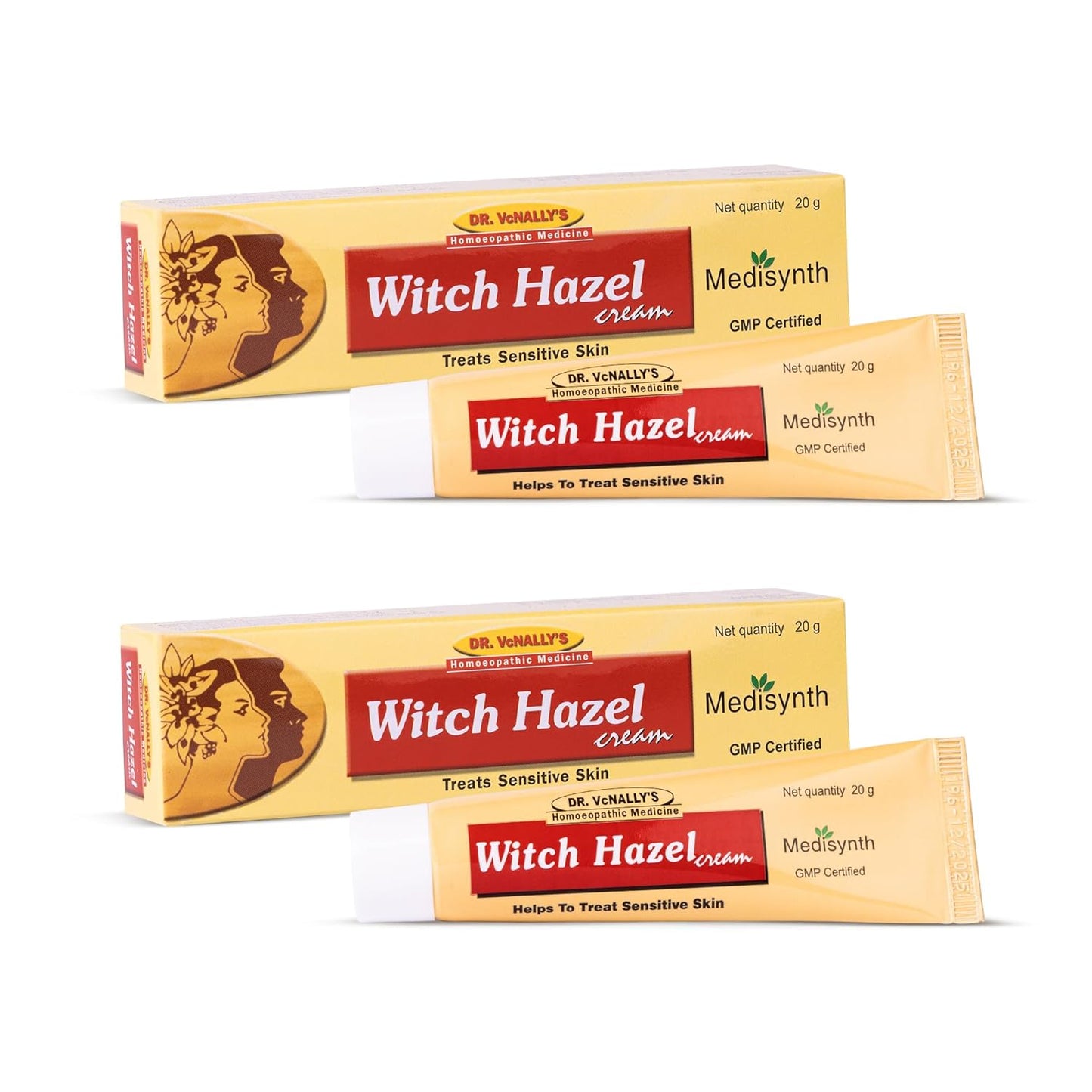 Medisynth Witch Hazel Cream – Homeopathic Skin Relief (2x)