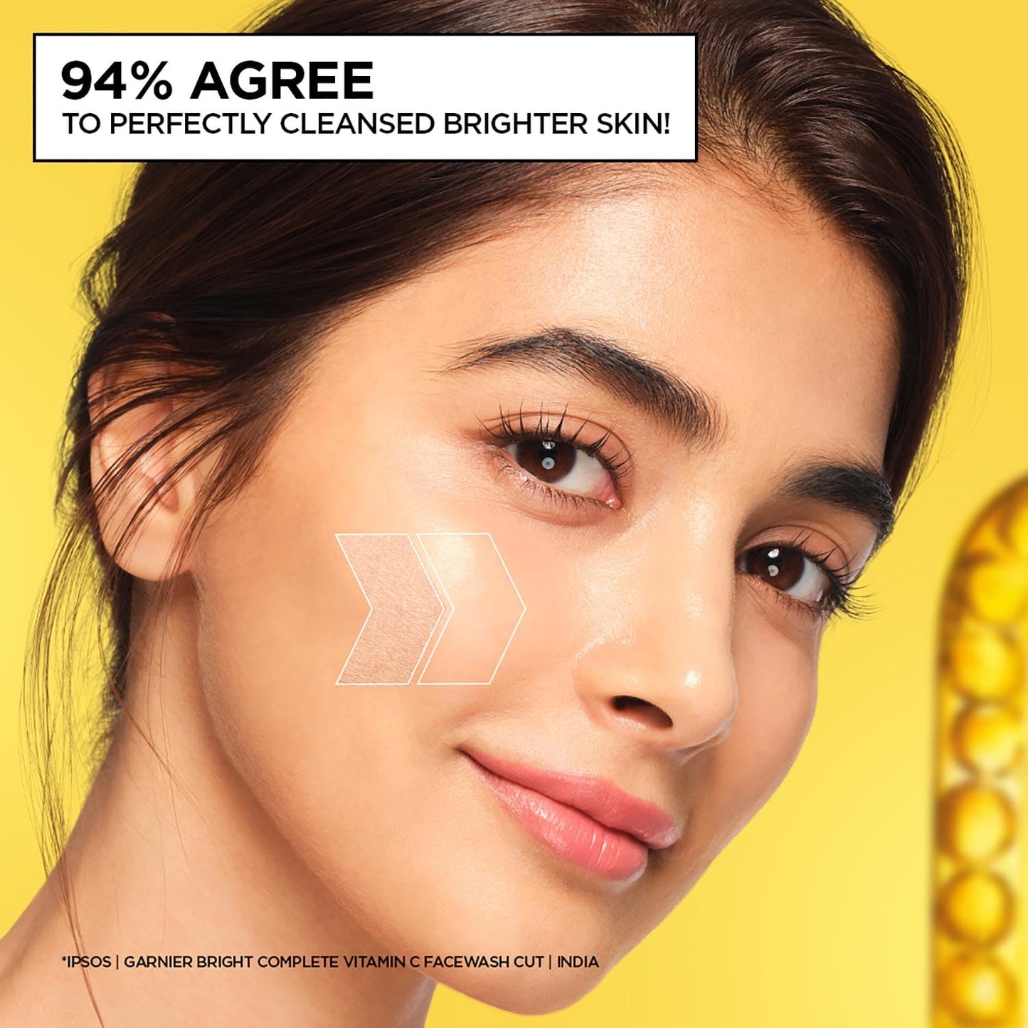 Garnier Bright Complete Vitamin C Face Wash 100g (Pack of 2)