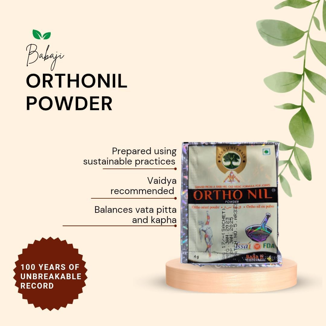 Baidyanath Ortho Nil+ Herbal Joint Wellness Powder 4g Sachet