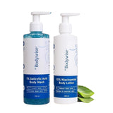 BeBodywise 1% Salicylic Acid Body Wash and 5% Lactic Acid Body Lotion - Combo