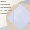 Men's Handkerchiefs 12 Pack | 100% Cotton | 16 x 16 in