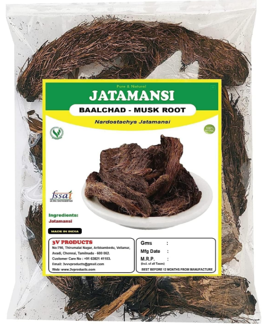 Verem Jatamansi Root 25g | Baalchad | Spikenard Dried