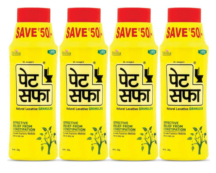 Zeeke Pet Saffa Granules 200g Each | Pack of 4 | Digestive