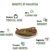 Manjistha Root 100g | Organic Majith for Skin & Hair