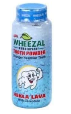 Wheezal Hekla Lava Tooth Powder 100g x 2 | Herbal Care