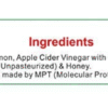 Dr. Patkar's ACV with Garlic, Ginger, Lemon & Honey 500ml
