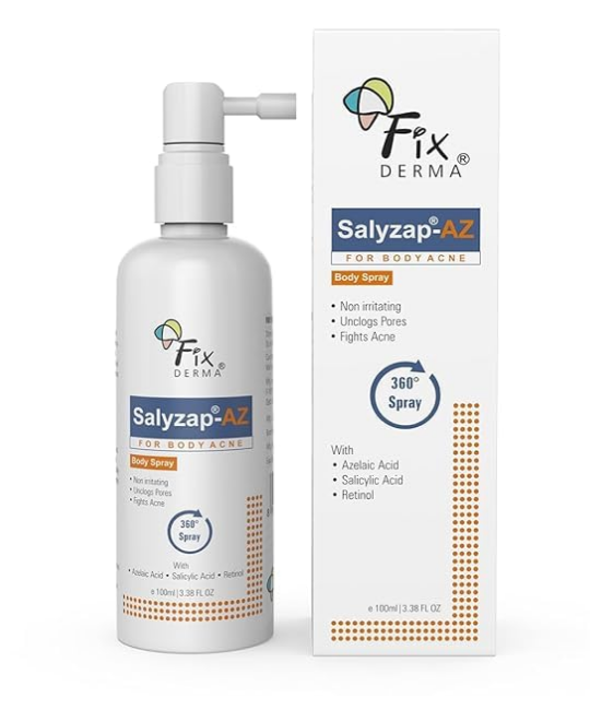 FX-Derma Salyzap-AZ Body Acne Spray 100ml (Pack of 2)