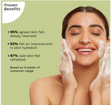 Squalane Foaming Face Wash with Kiwi & Vitamin B5, 120ml