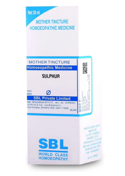 SBL Sulphur Q Mother Tincture 30ml Homeopathic Liquid