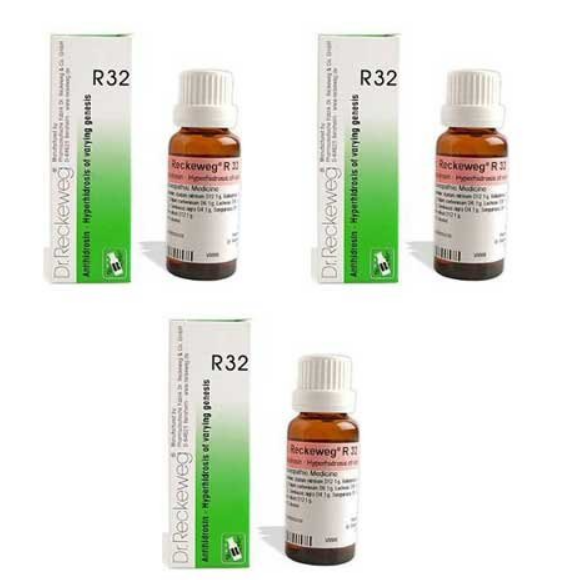 Dr. Reckeweg Drops for Excessive Sweating (Pack of 3)