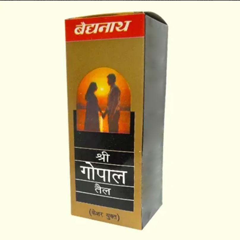 Baidyanath Shrigopal Tel with Kesar & Amber for Vitality 10ml