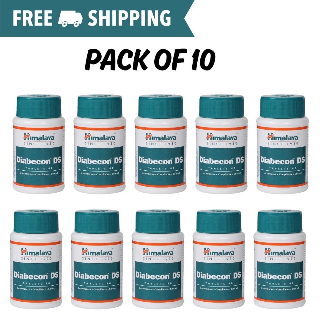 Himalaya Diabecon DS Herbal Supplement 60 Tablets - Free Shipping