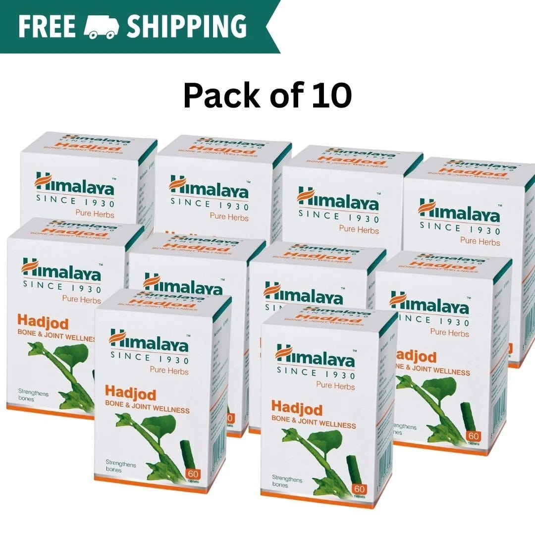 Himalaya Hadjod Bone & Joint Wellness Tablets 60 Count Bottle