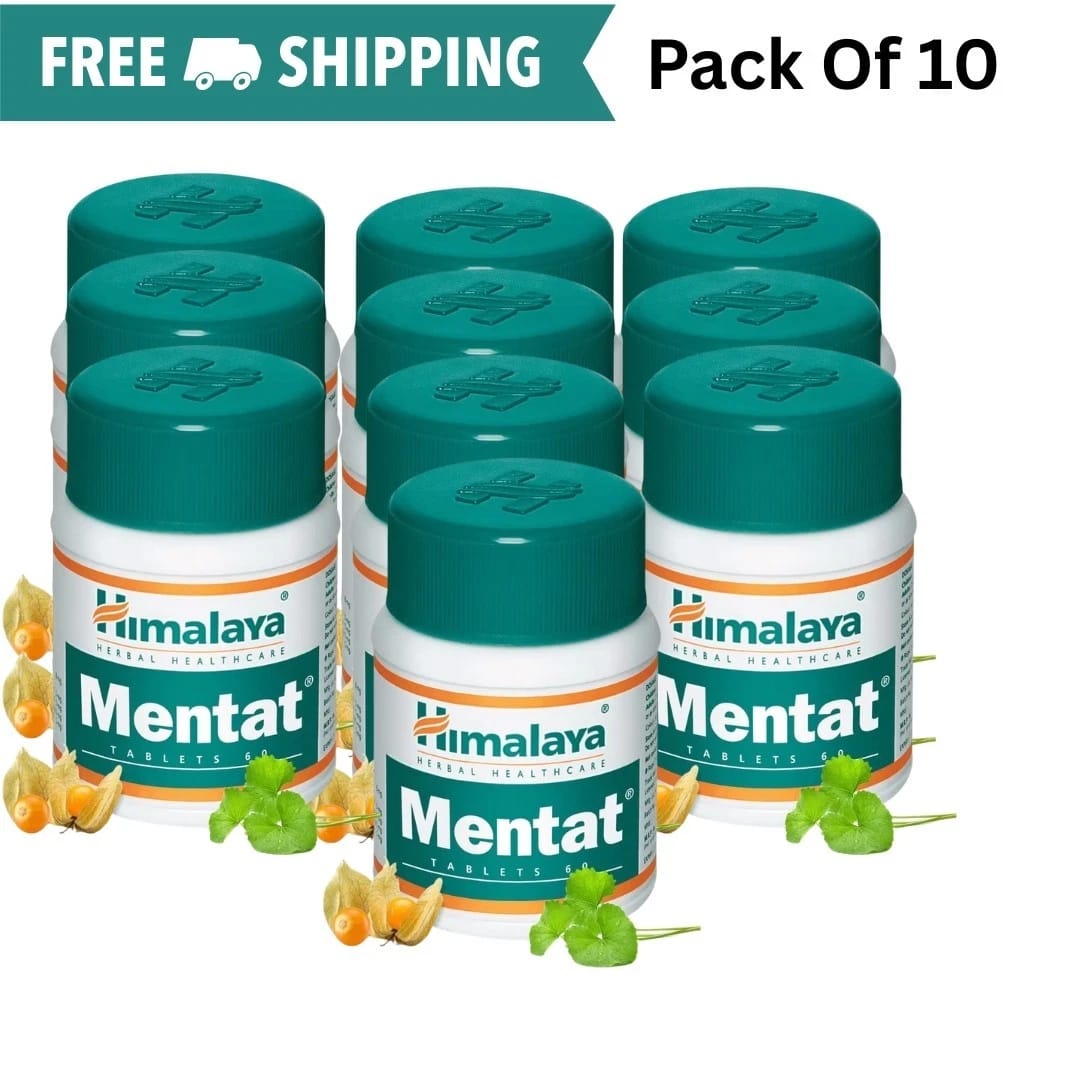 Himalaya Mentat Herbal Brain & Memory Support Tablets 60 Count