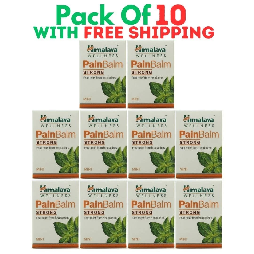 Himalaya Pain Balm Strong Mint for Headache & Muscle Relief 10g