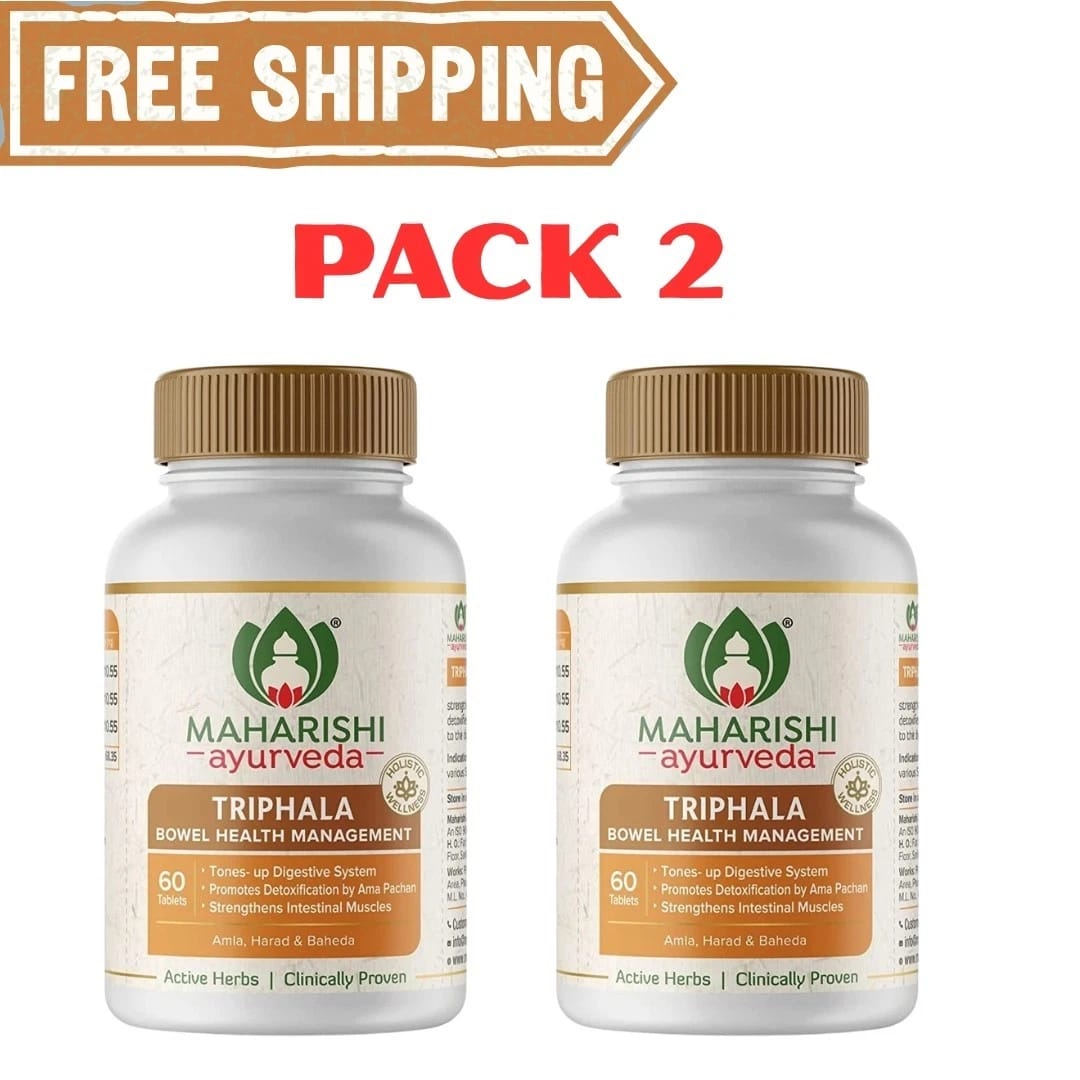 Maharishi Ayurveda Triphala Herbal Supplement 60 Tablets Wellness