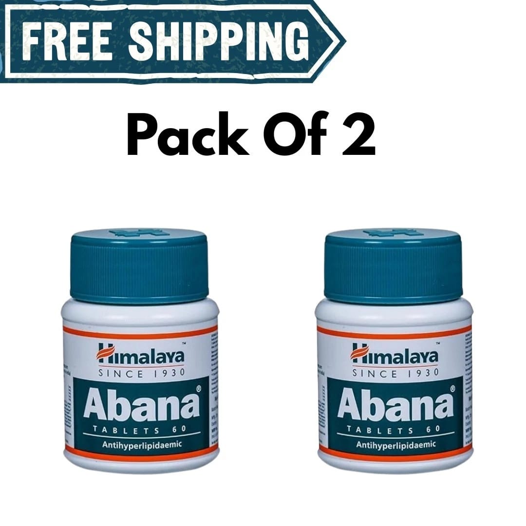 Himalaya Abana Herbal Supplement 60 Tablets Pack of 2 Heart Health