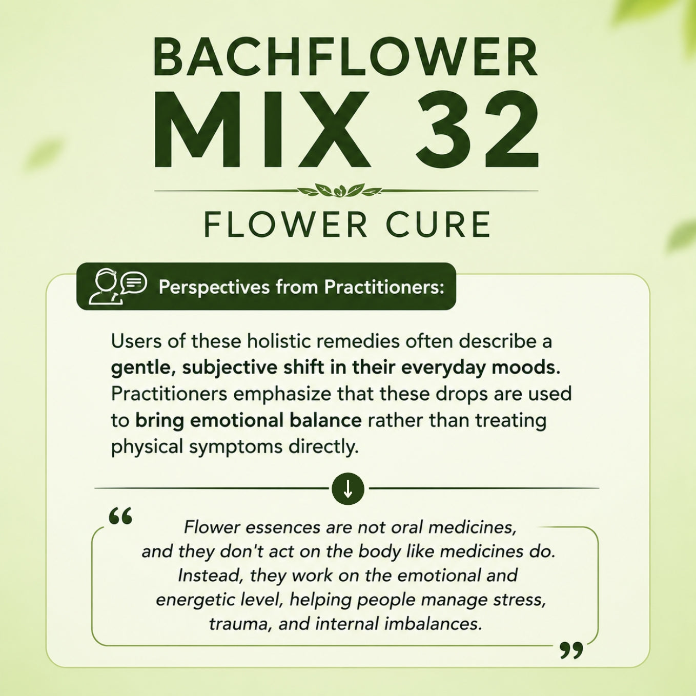 Flower Cure Bach Flower Mix No. 32 Natural Homeopathic Flower Drops