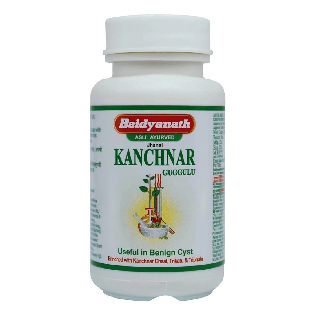 Baidyanath Asli Ayurved Jhansi Kanchnar Guggulu 80 Tablets