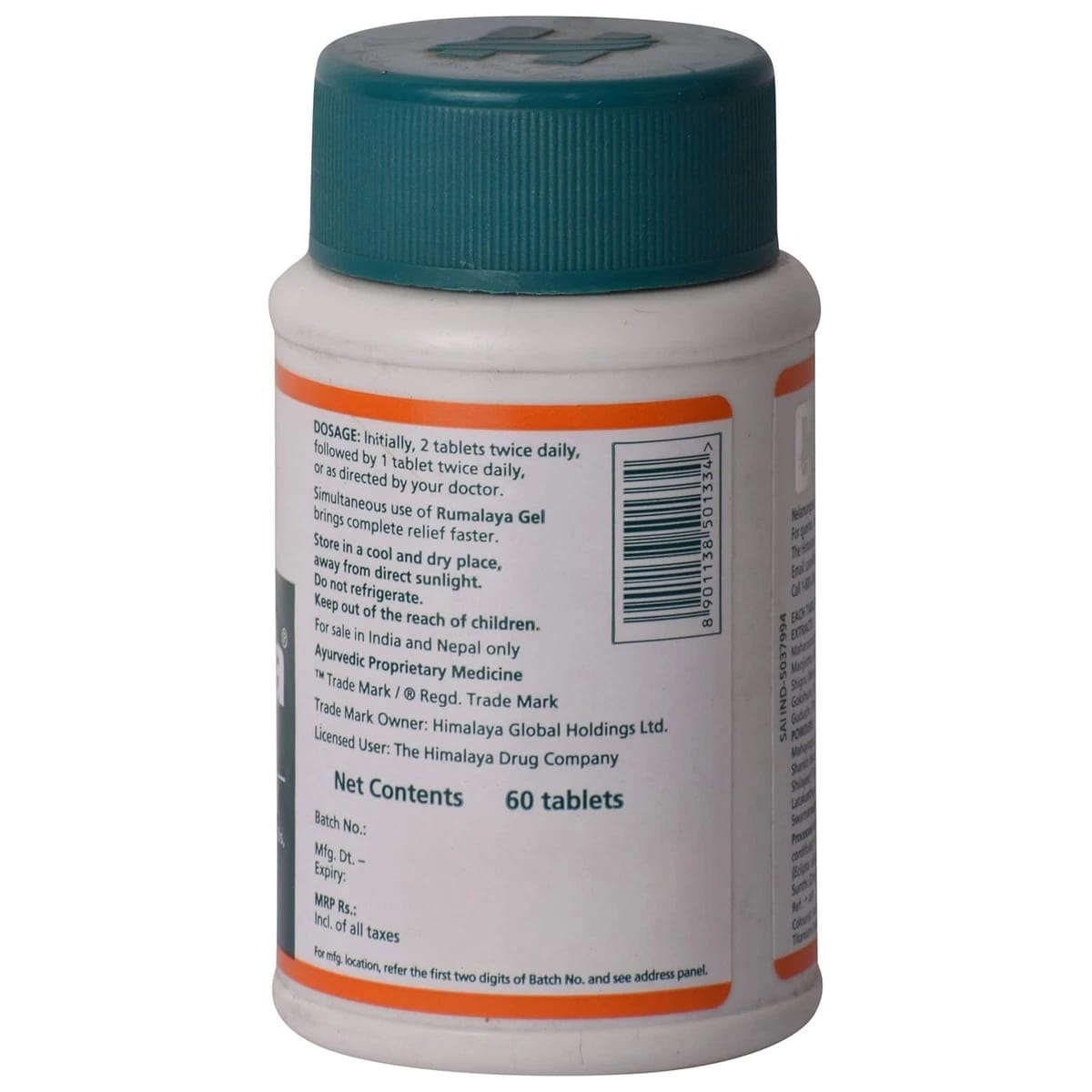 Himalaya Rumalaya Tablets 60 for Joint & Muscle Comfort Support