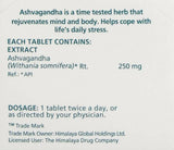 Himalaya Ashwagandha Herbal Supplement 60 Tablets Pack of 10 Wellness