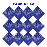 Double Sided Paisley Bandana Cotton Scarf Unisex Pack of 12