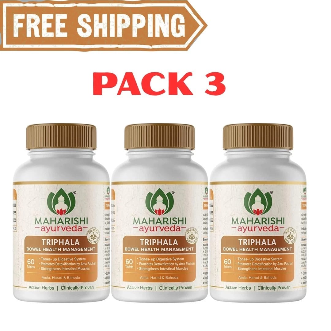 Maharishi Ayurveda Triphala Herbal Supplement 60 Tablets Wellness