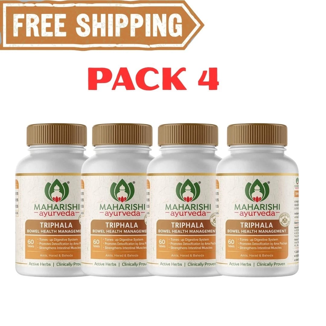 Maharishi Ayurveda Triphala Herbal Supplement 60 Tablets Wellness