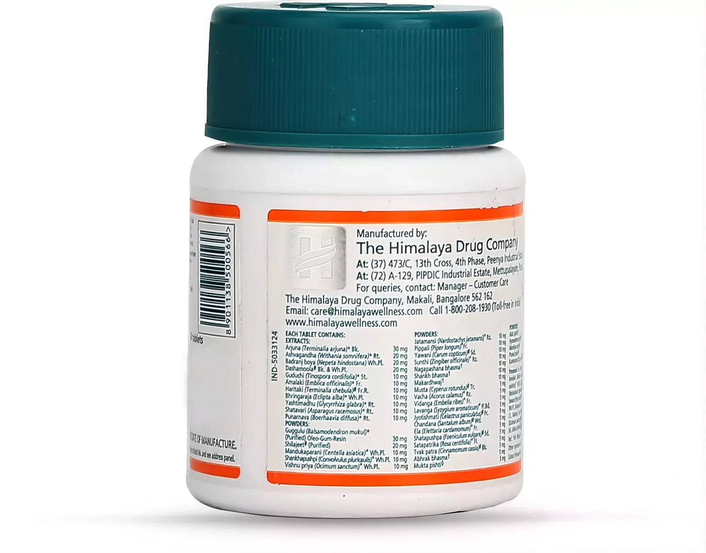 Himalaya Abana Herbal Supplement 60 Tablets Pack of 2 Heart Health