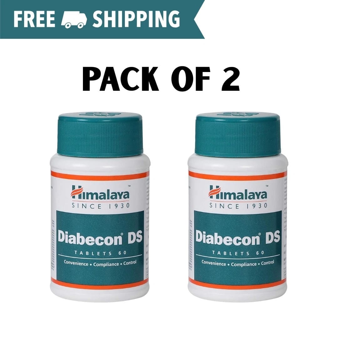 Himalaya Diabecon DS Herbal Supplement 60 Tablets - Free Shipping