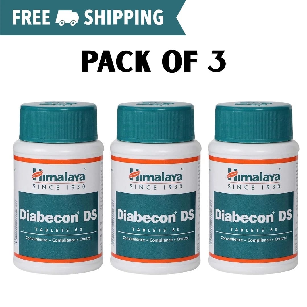 Himalaya Diabecon DS Herbal Supplement 60 Tablets - Free Shipping