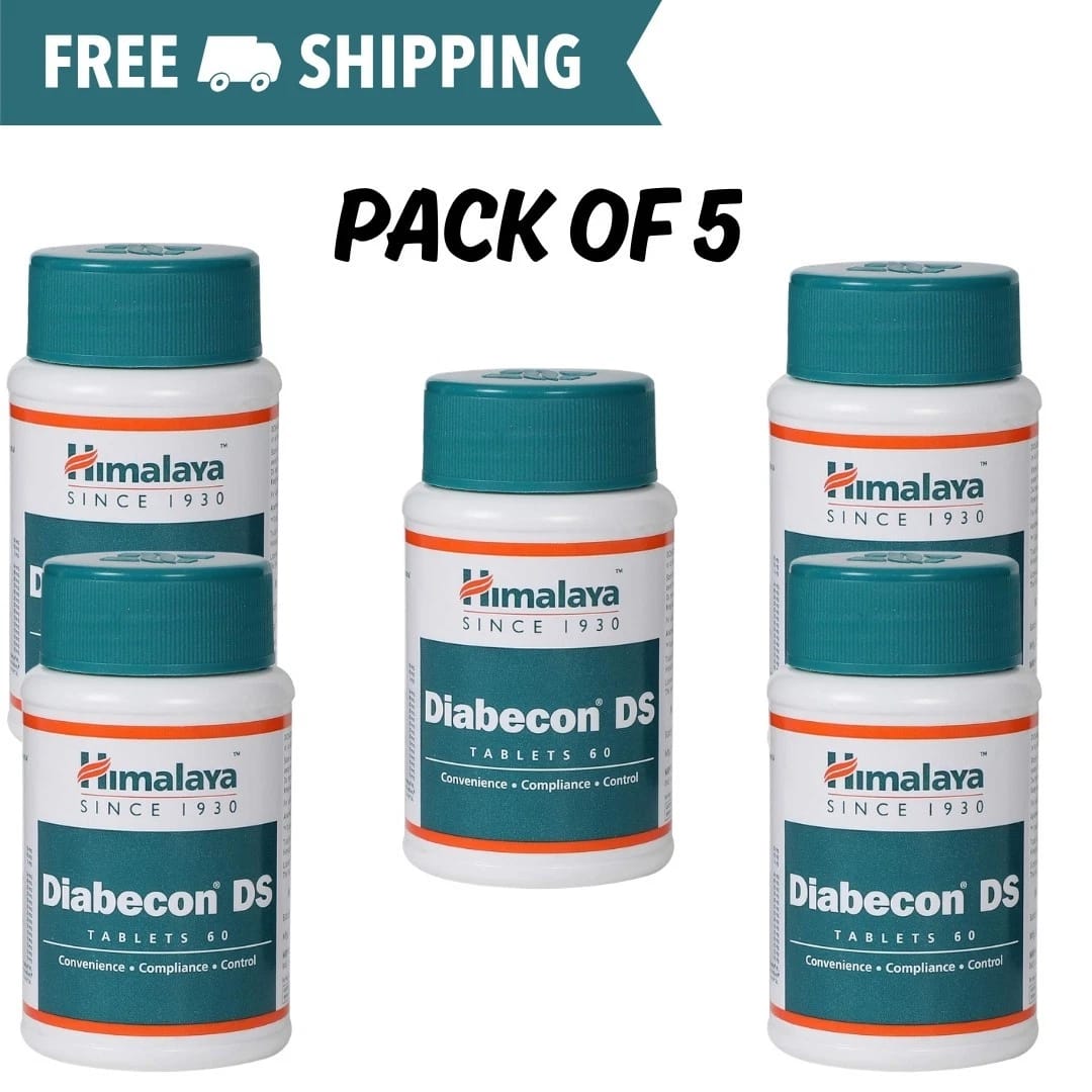 Himalaya Diabecon DS Herbal Supplement 60 Tablets - Free Shipping