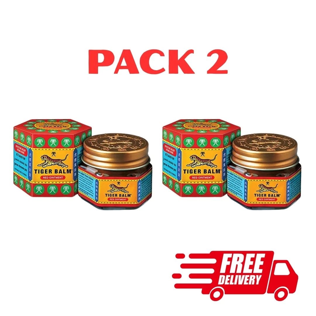 Tiger Balm Red Ointment Topical Pain Relief Rub 30g Muscle Care Balm