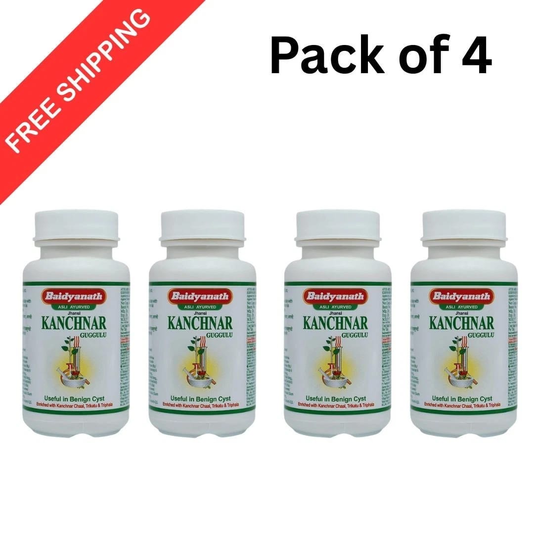 Baidyanath Asli Ayurved Jhansi Kanchnar Guggulu 80 Tablets