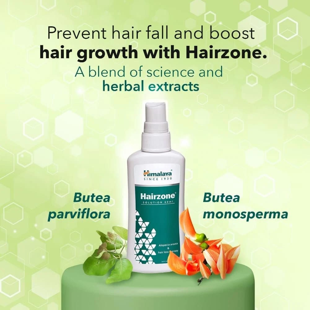 Himalaya Hairzone Hair Growth Solution for Healthy Scalp 60ml