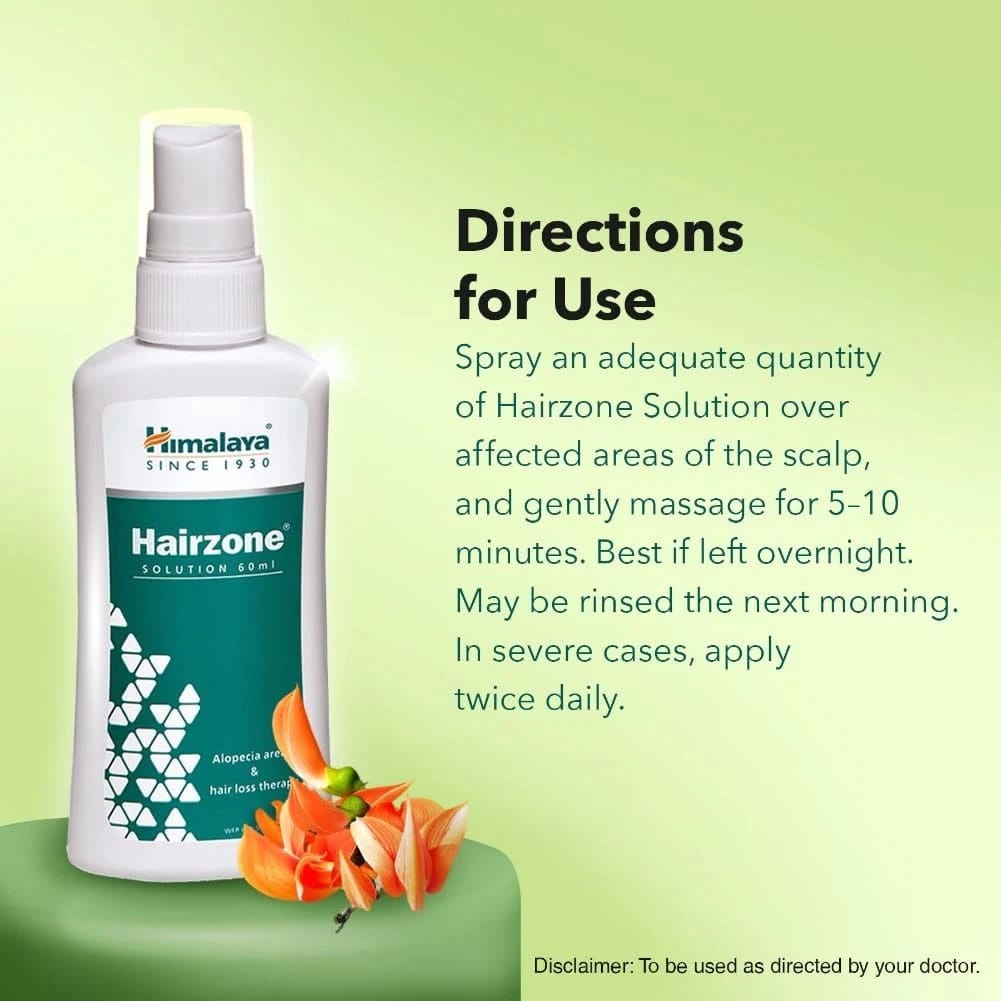 Himalaya Hairzone Hair Growth Solution for Healthy Scalp 60ml