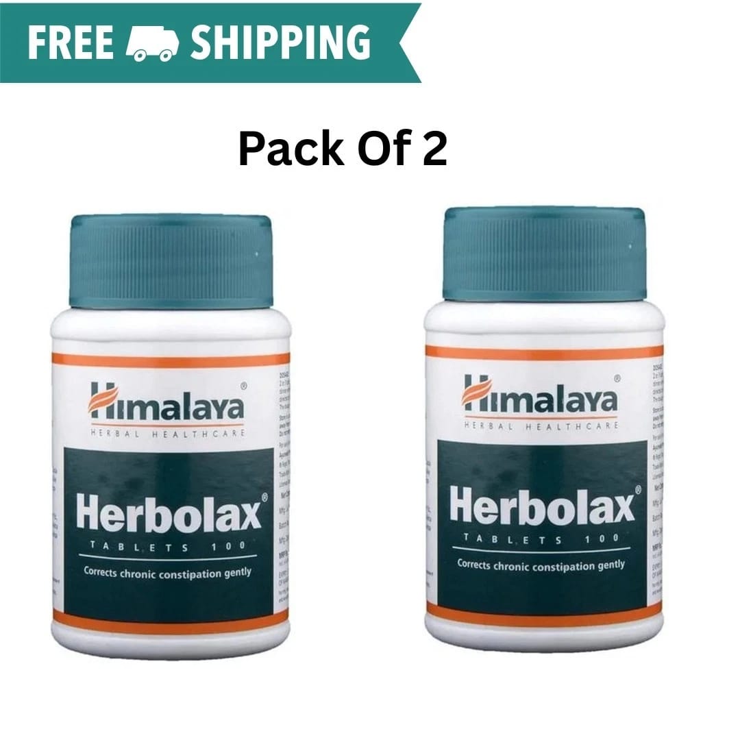 Himalaya Herbolax Herbal Constipation Relief Tablets 100 Count