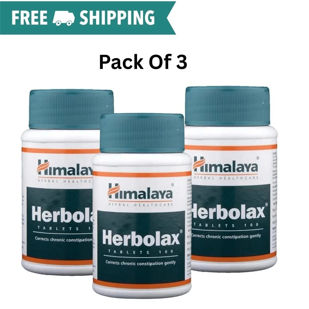 Himalaya Herbolax Herbal Constipation Relief Tablets 100 Count