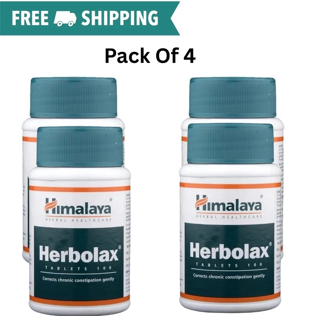 Himalaya Herbolax Herbal Constipation Relief Tablets 100 Count