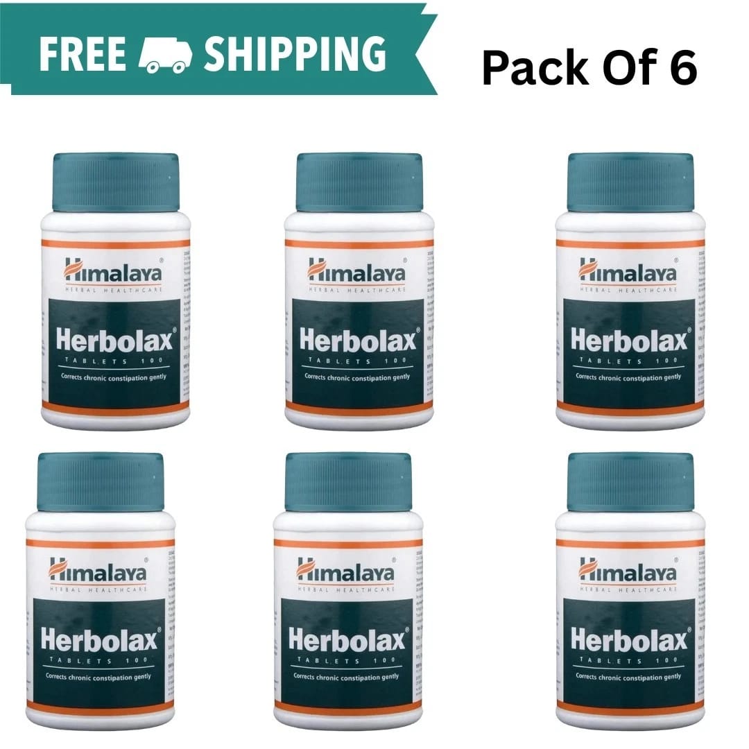 Himalaya Herbolax Herbal Constipation Relief Tablets 100 Count